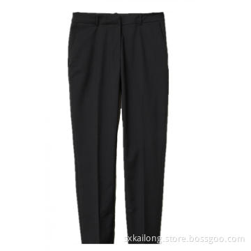 Ladies 100% Polyester Black Pants